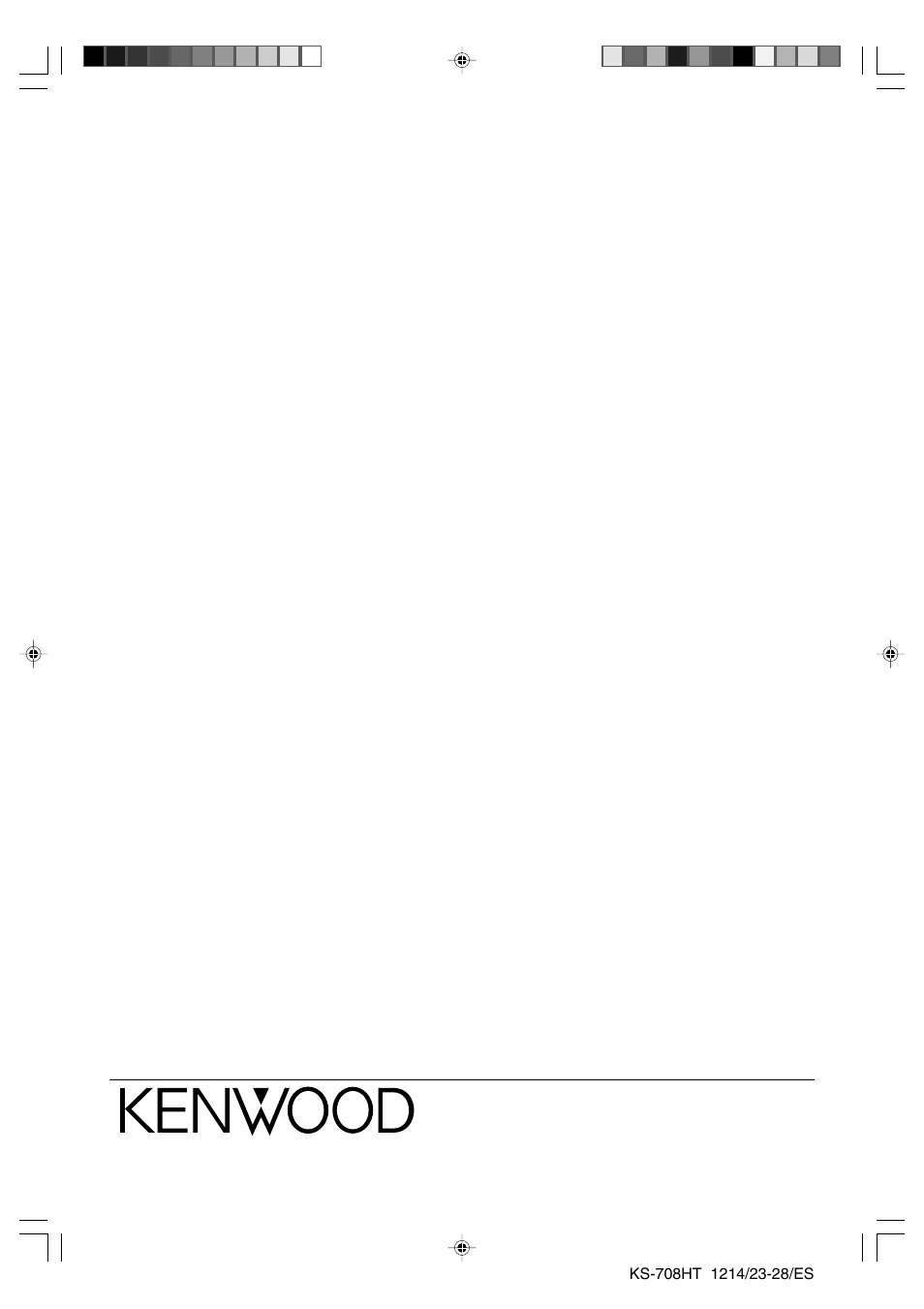 Kenwood KS-708HT User Manual | Page 28 / 28