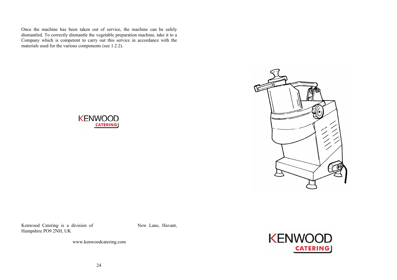 Kenwood XVP001 User Manual | 12 pages