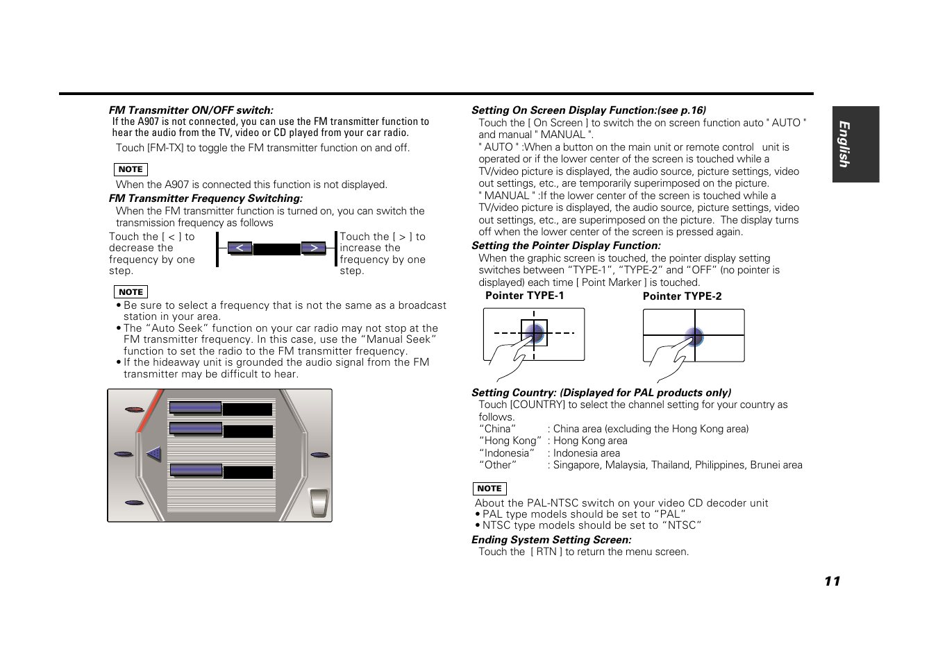 English 11 | Kenwood VZ907 User Manual | Page 11 / 44