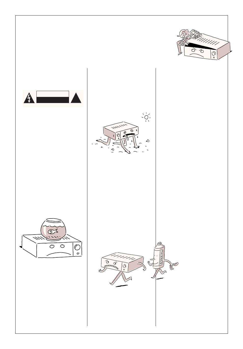 Safety first, Safety precautions | Kenwood KVS-60 User Manual | Page 2 / 6