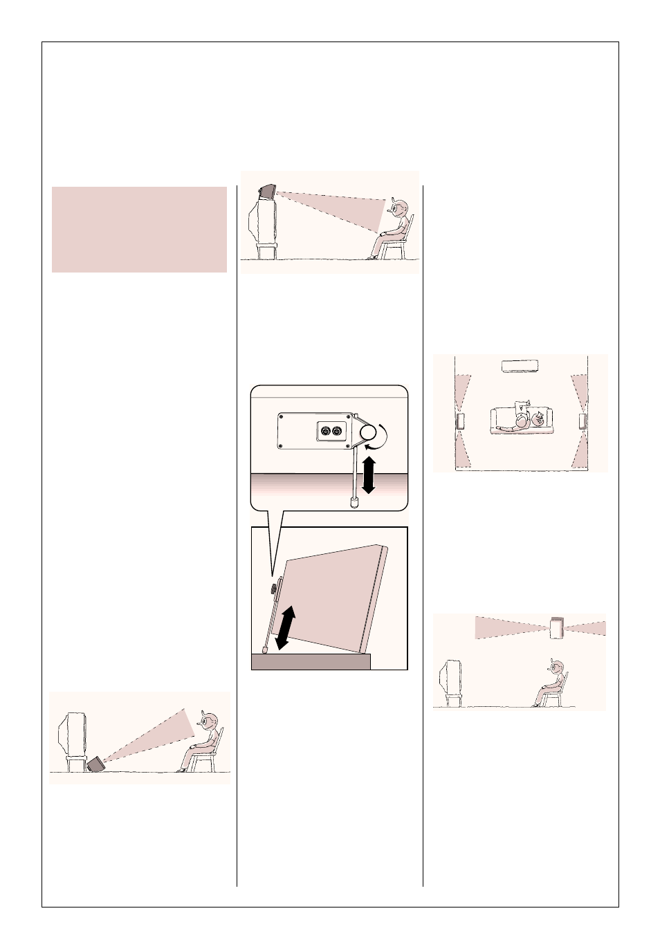 Placing the speakers | Kenwood KVS-60 User Manual | Page 3 / 6