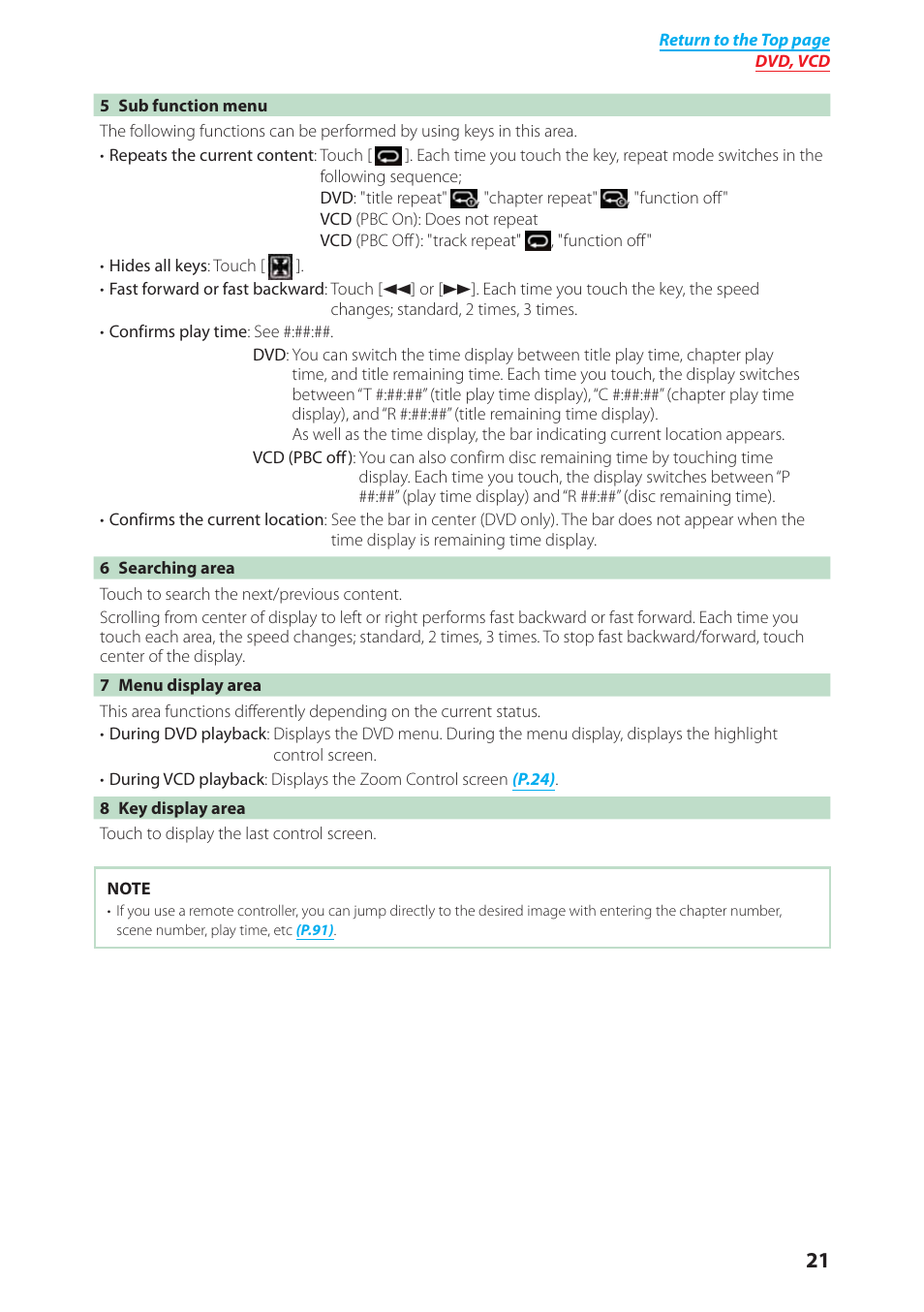 Kenwood DNX6040EX User Manual | Page 22 / 111