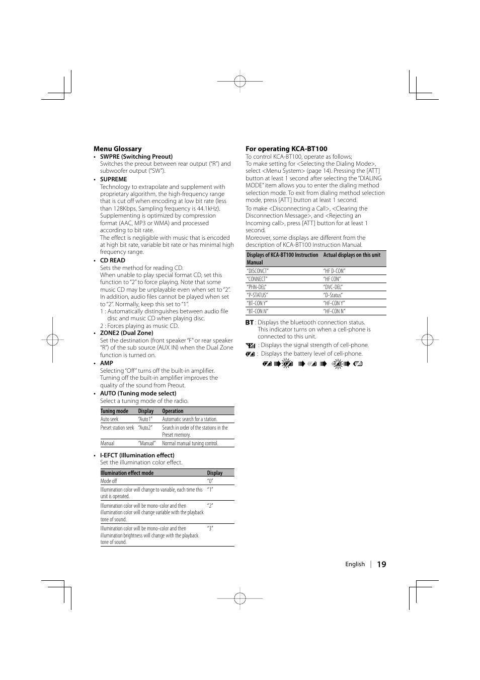 Kenwood DPX-MP3110 User Manual | Page 19 / 25