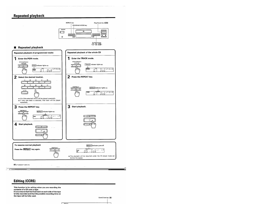 Kenwood DP-2060 User Manual | Page 16 / 20