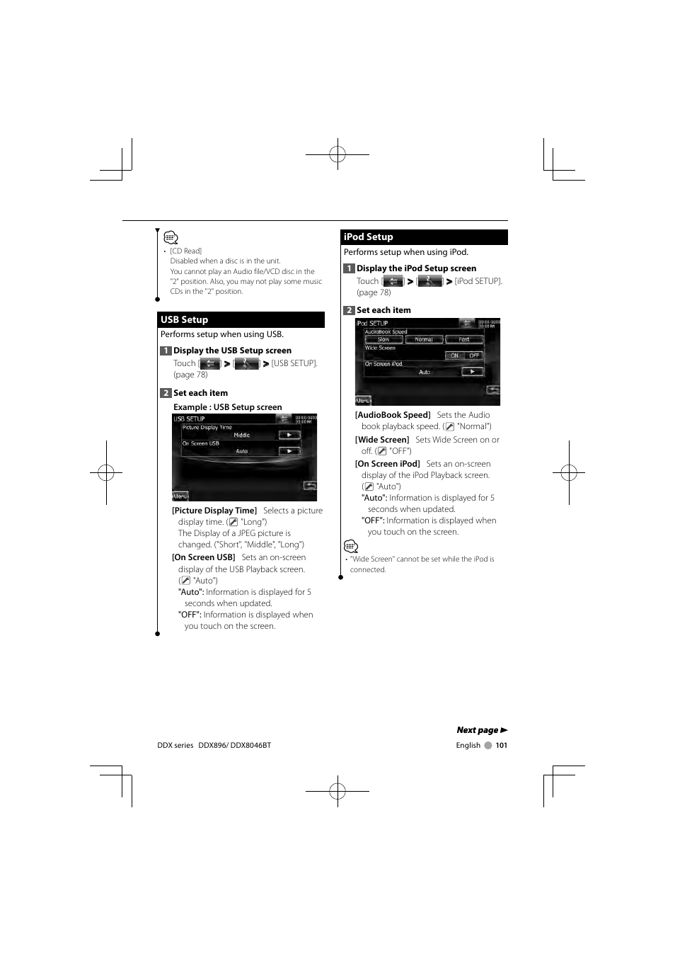 Kenwood DDX8046BT User Manual | Page 101 / 124