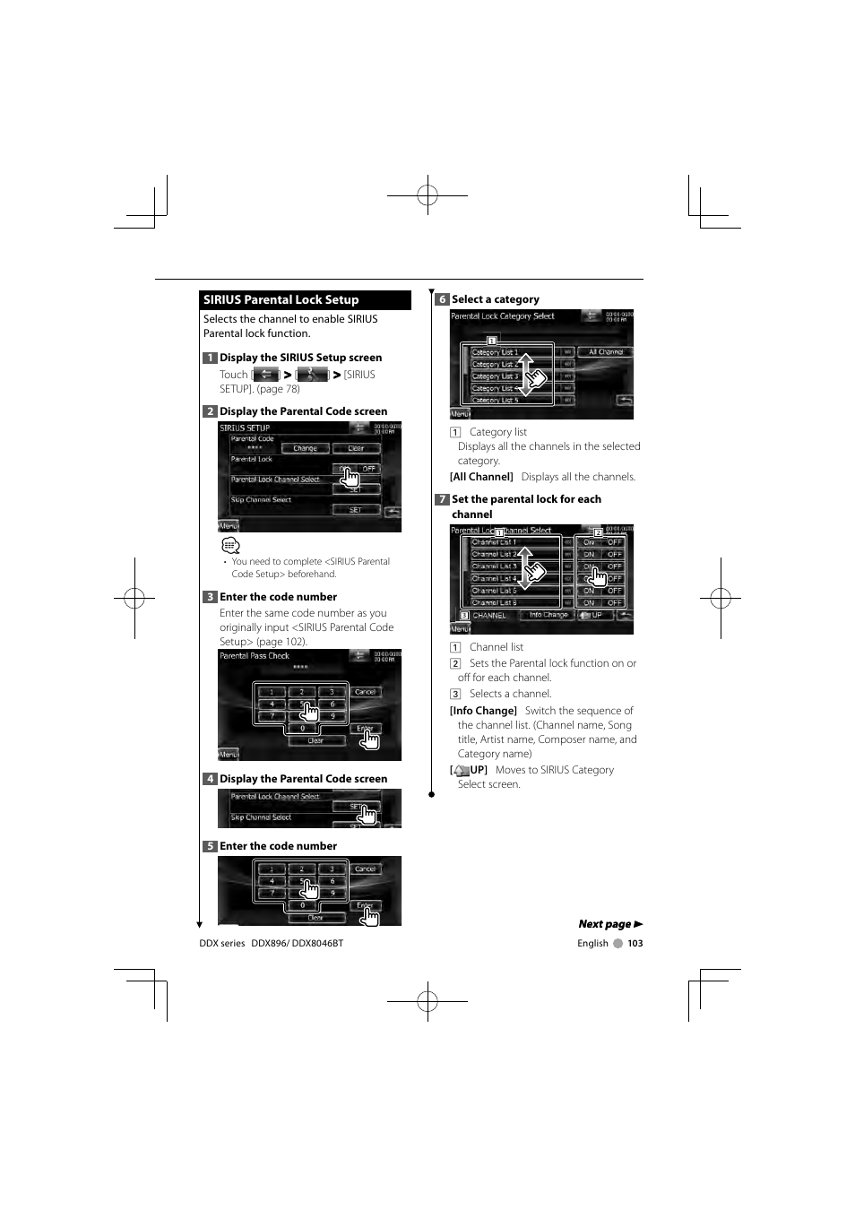 Kenwood DDX8046BT User Manual | Page 103 / 124