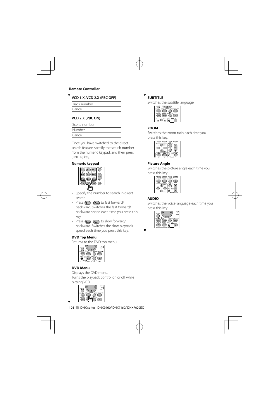 Kenwood DDX8046BT User Manual | Page 108 / 124