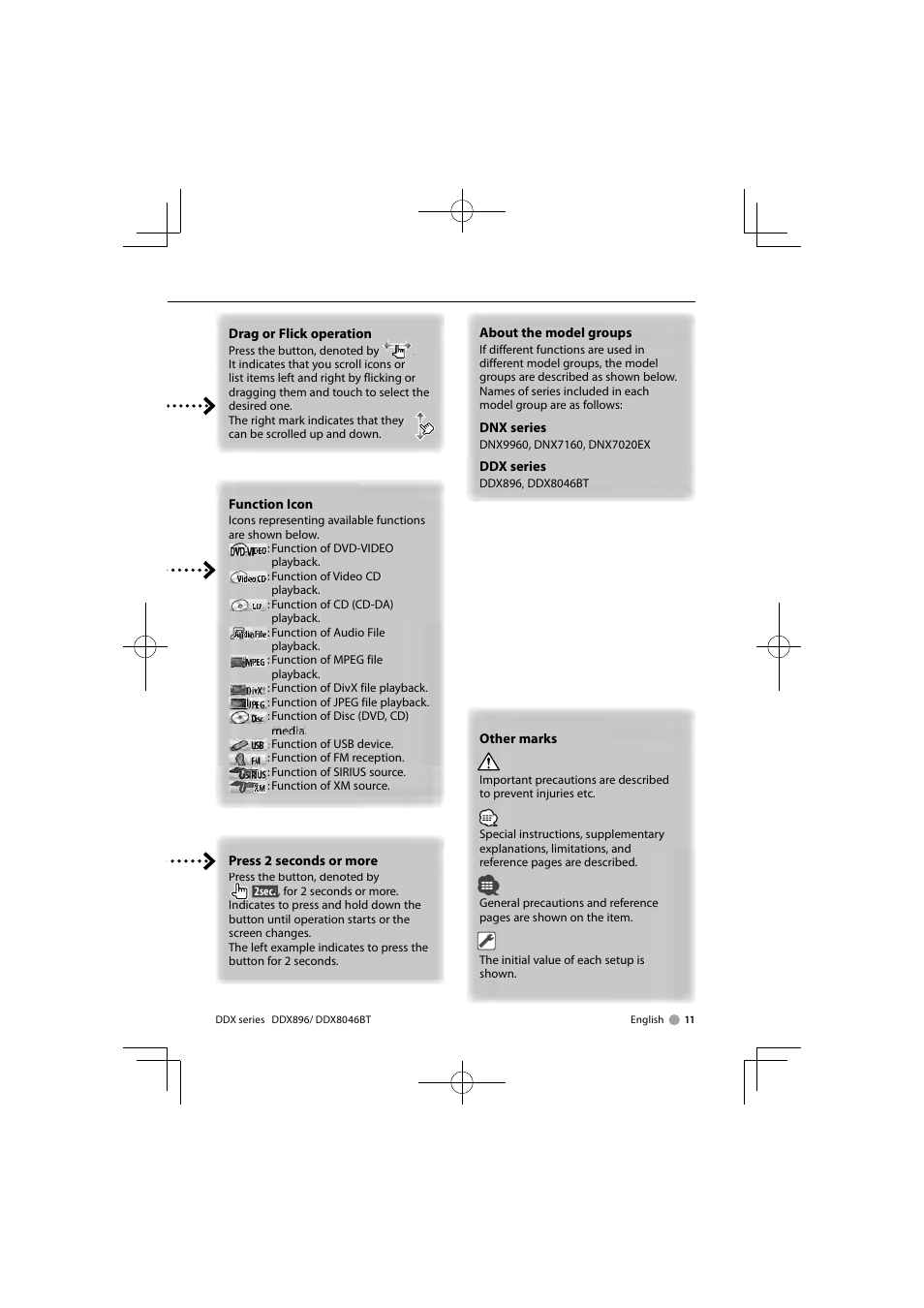 Kenwood DDX8046BT User Manual | Page 11 / 124