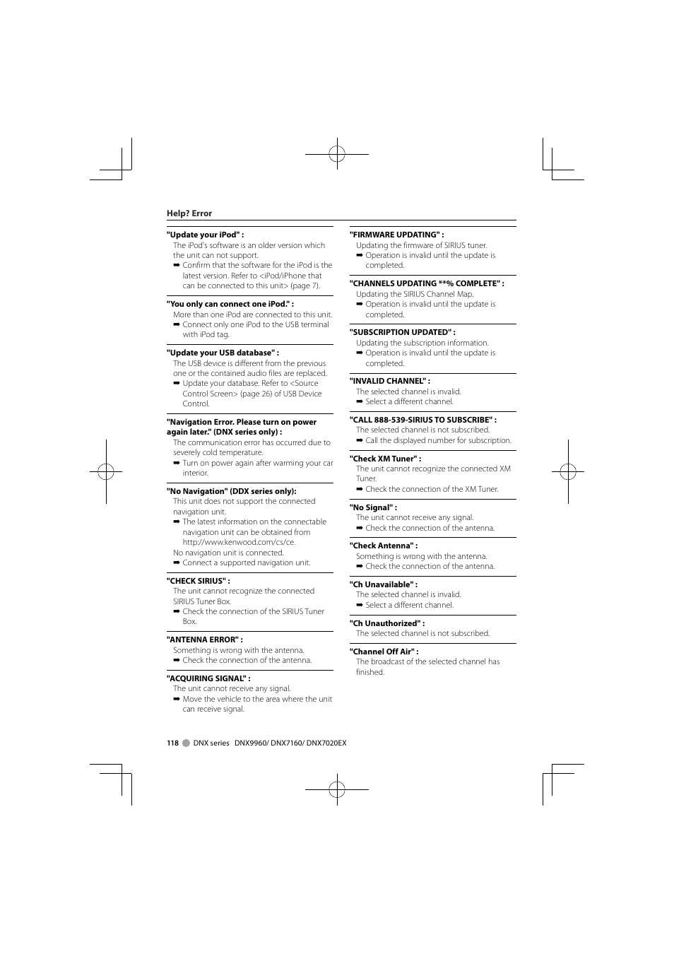 Kenwood DDX8046BT User Manual | Page 118 / 124