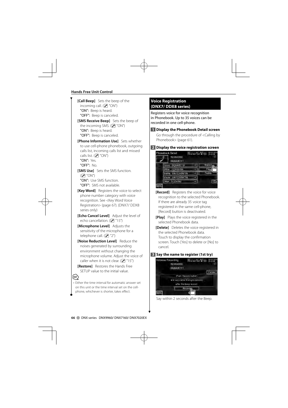 Kenwood DDX8046BT User Manual | Page 66 / 124