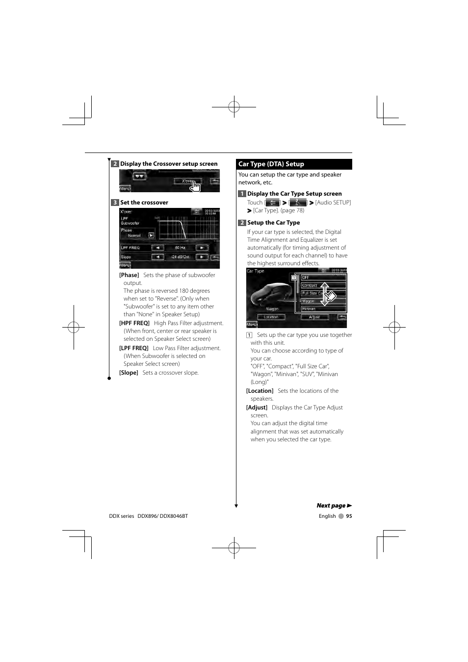 Kenwood DDX8046BT User Manual | Page 95 / 124