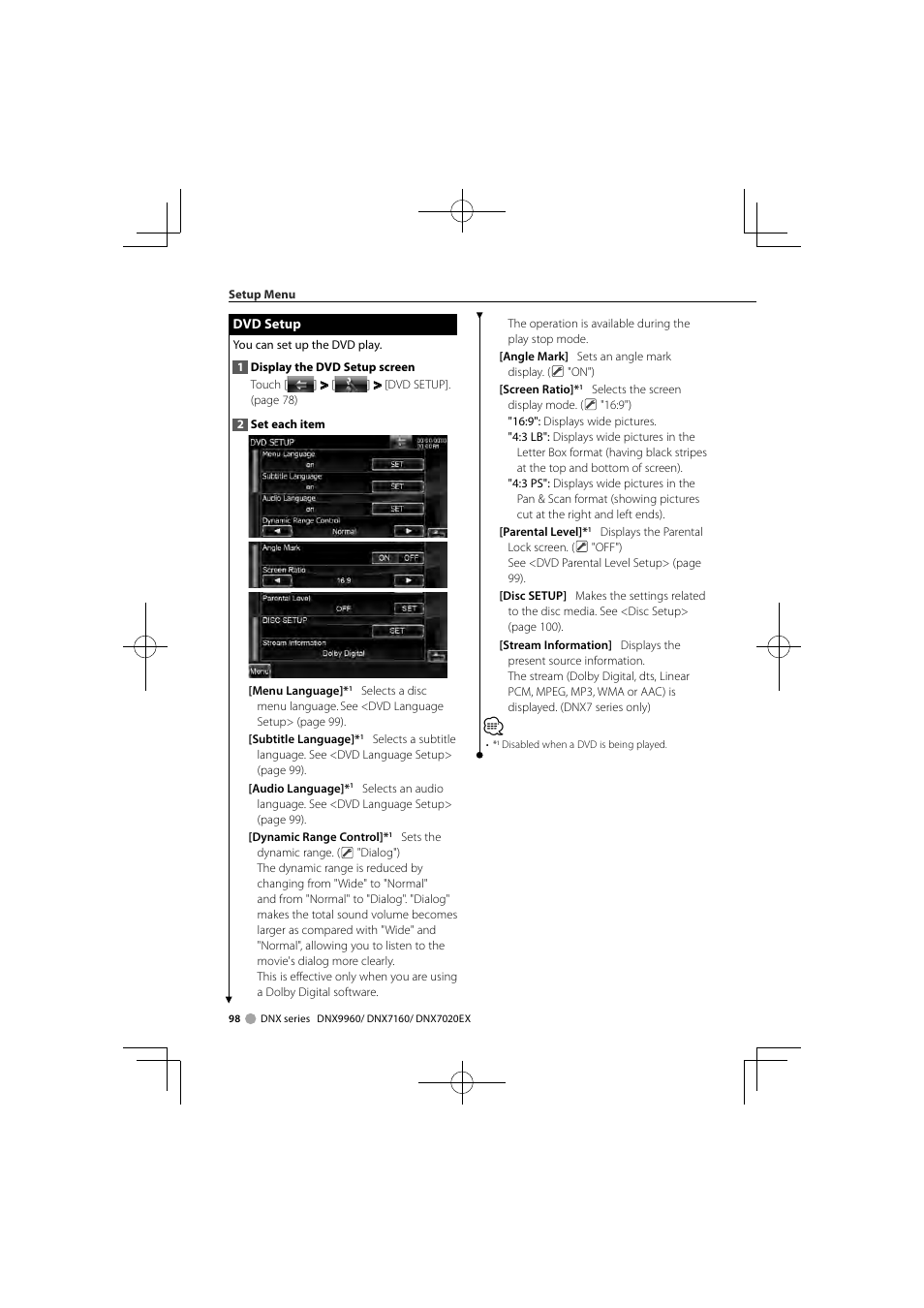 Kenwood DDX8046BT User Manual | Page 98 / 124