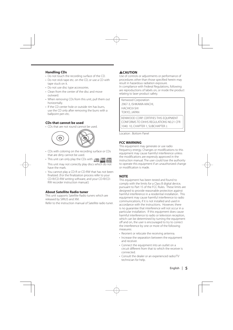 Kenwood DNR-1000U User Manual | Page 5 / 68