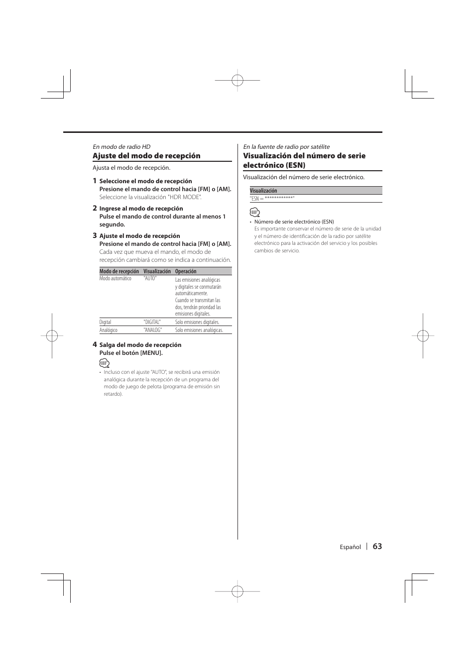 Kenwood DNR-1000U User Manual | Page 63 / 68