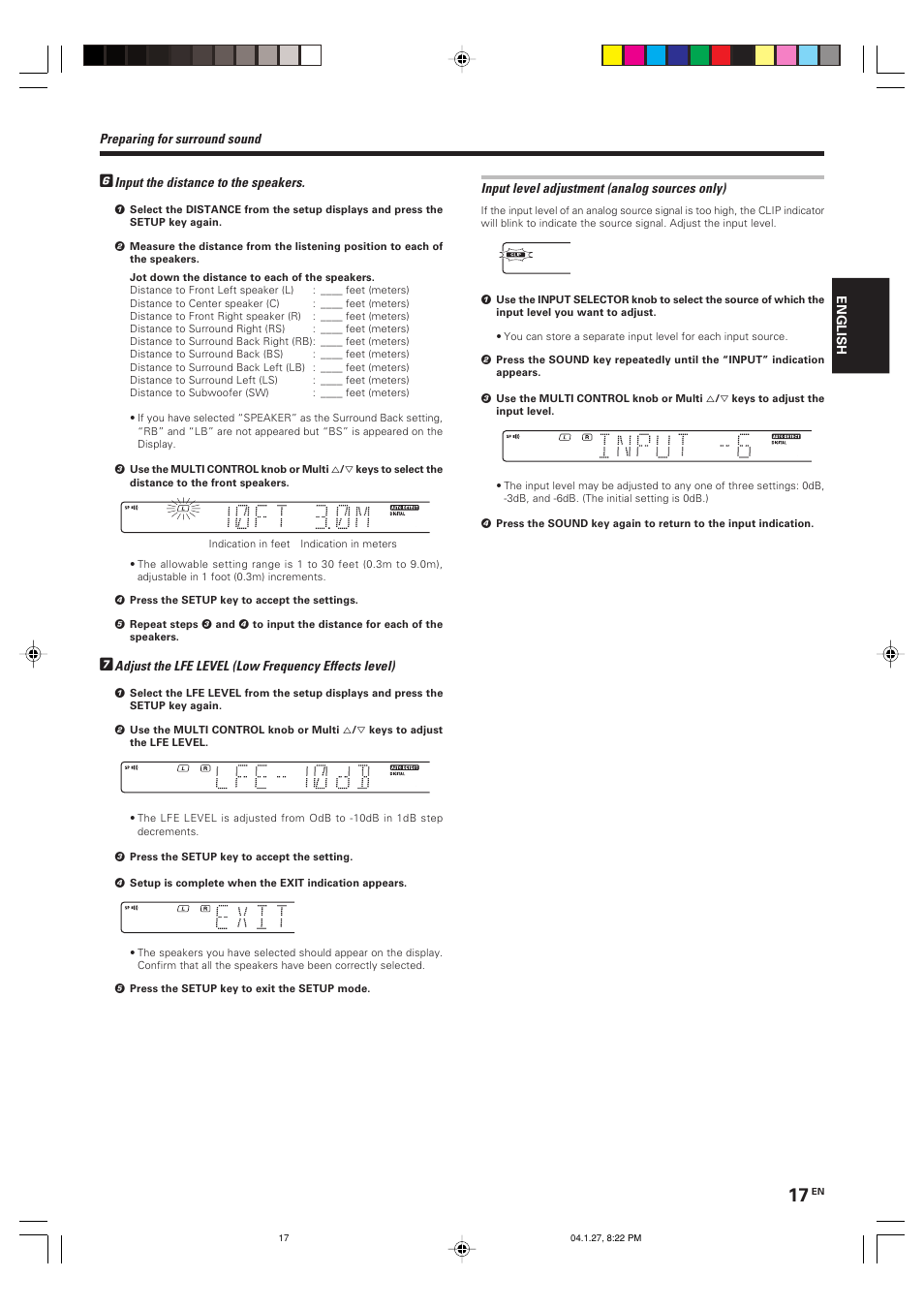 Kenwood KRF-V6080D User Manual | Page 17 / 40