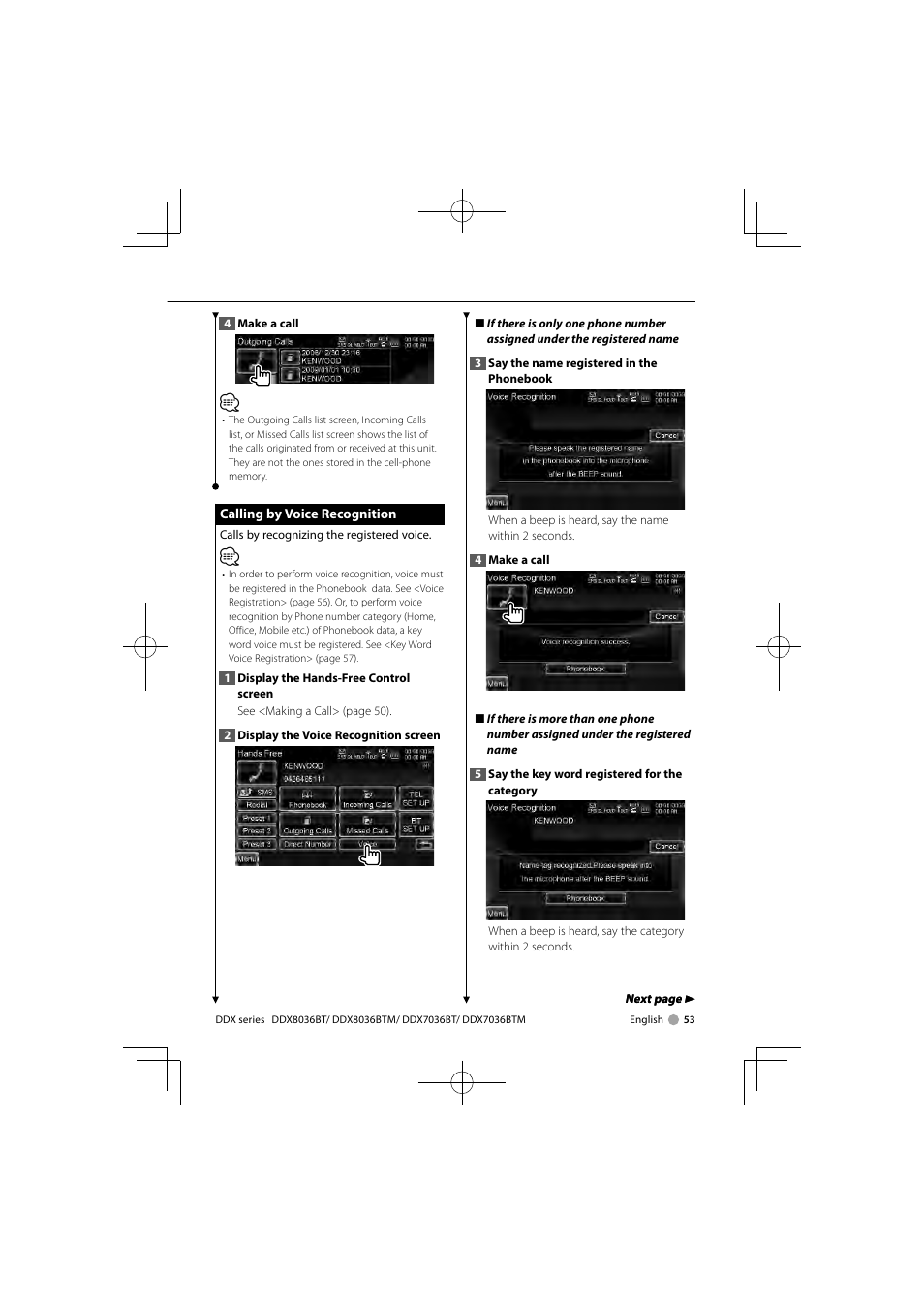 Kenwood DNX7360BTM User Manual | Page 53 / 112