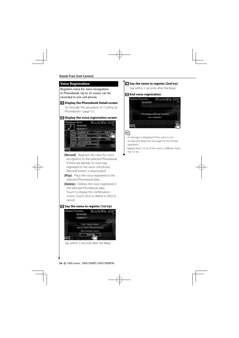 Kenwood DNX7360BTM User Manual | Page 56 / 112