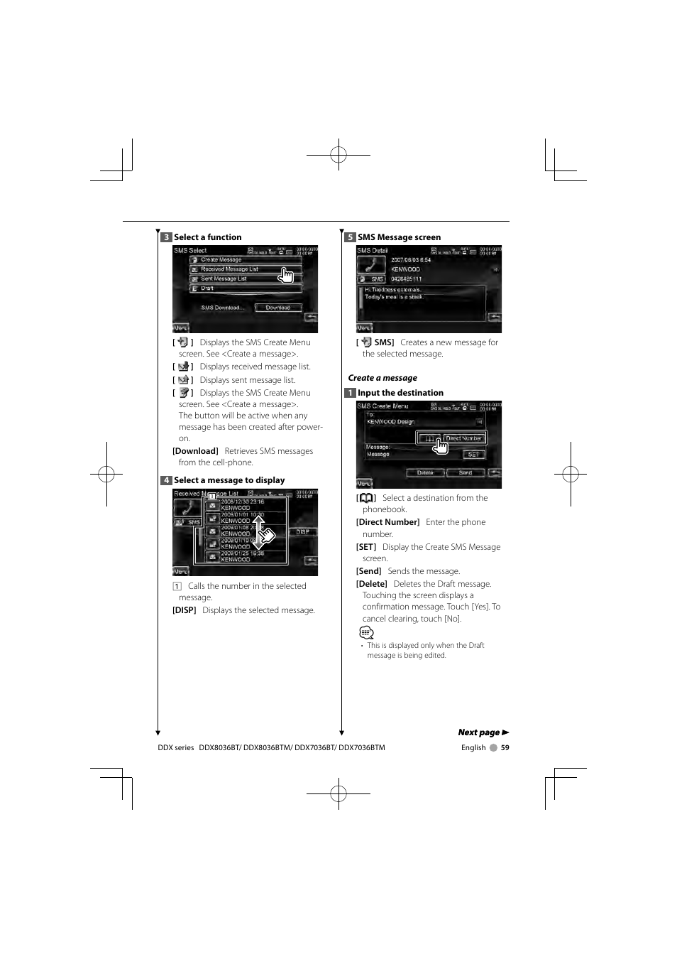 Kenwood DNX7360BTM User Manual | Page 59 / 112