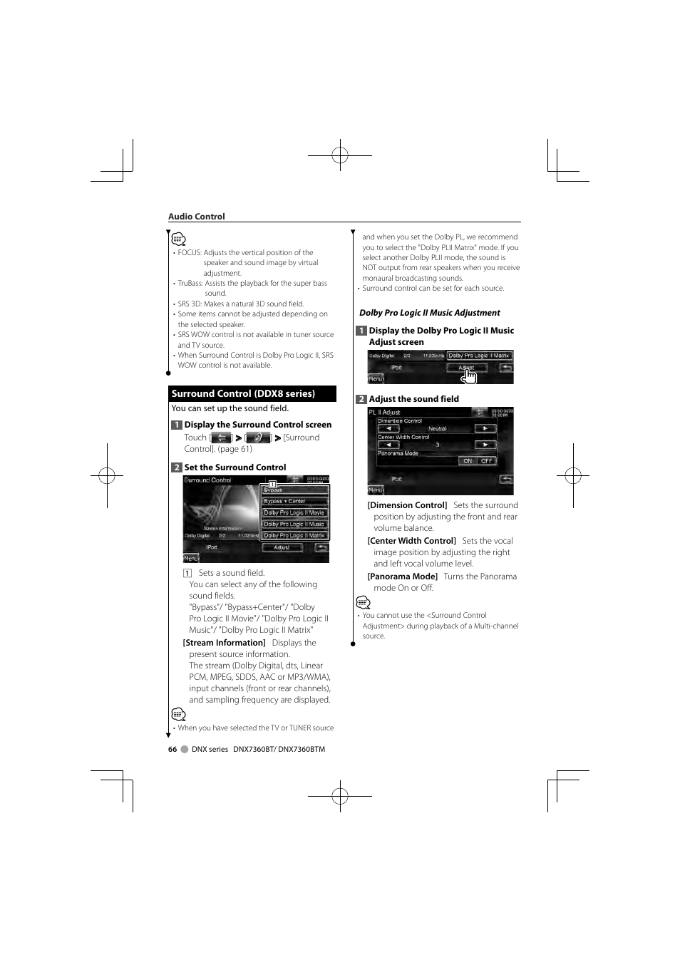 Kenwood DNX7360BTM User Manual | Page 66 / 112