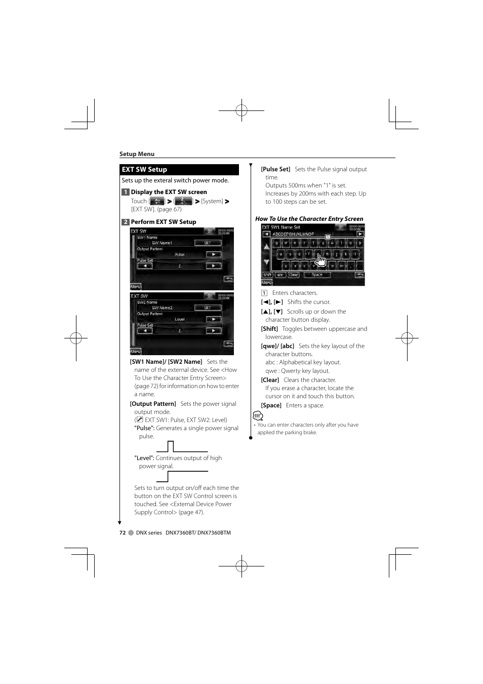 Kenwood DNX7360BTM User Manual | Page 72 / 112