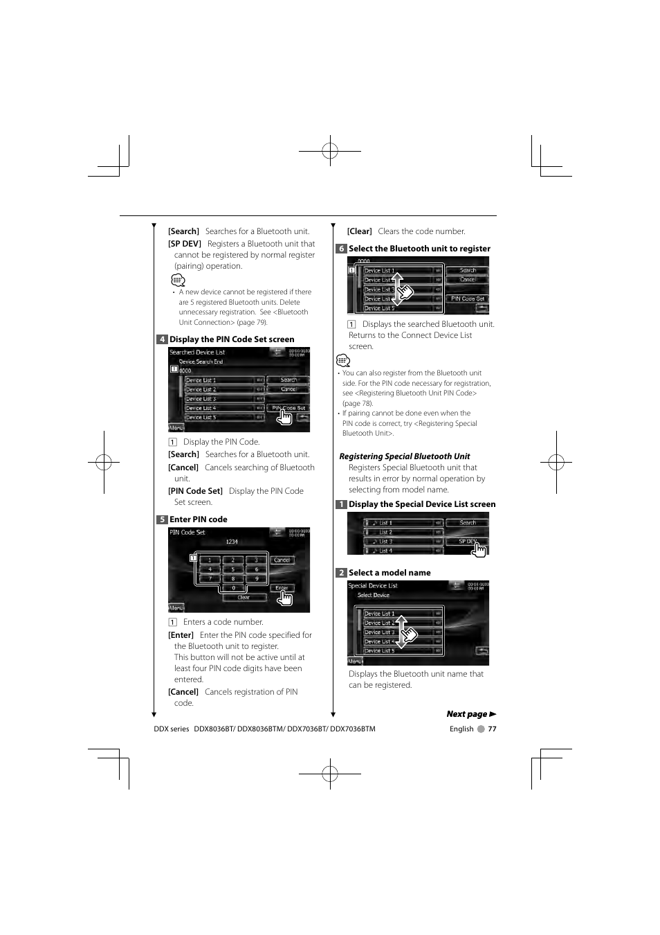 Kenwood DNX7360BTM User Manual | Page 77 / 112