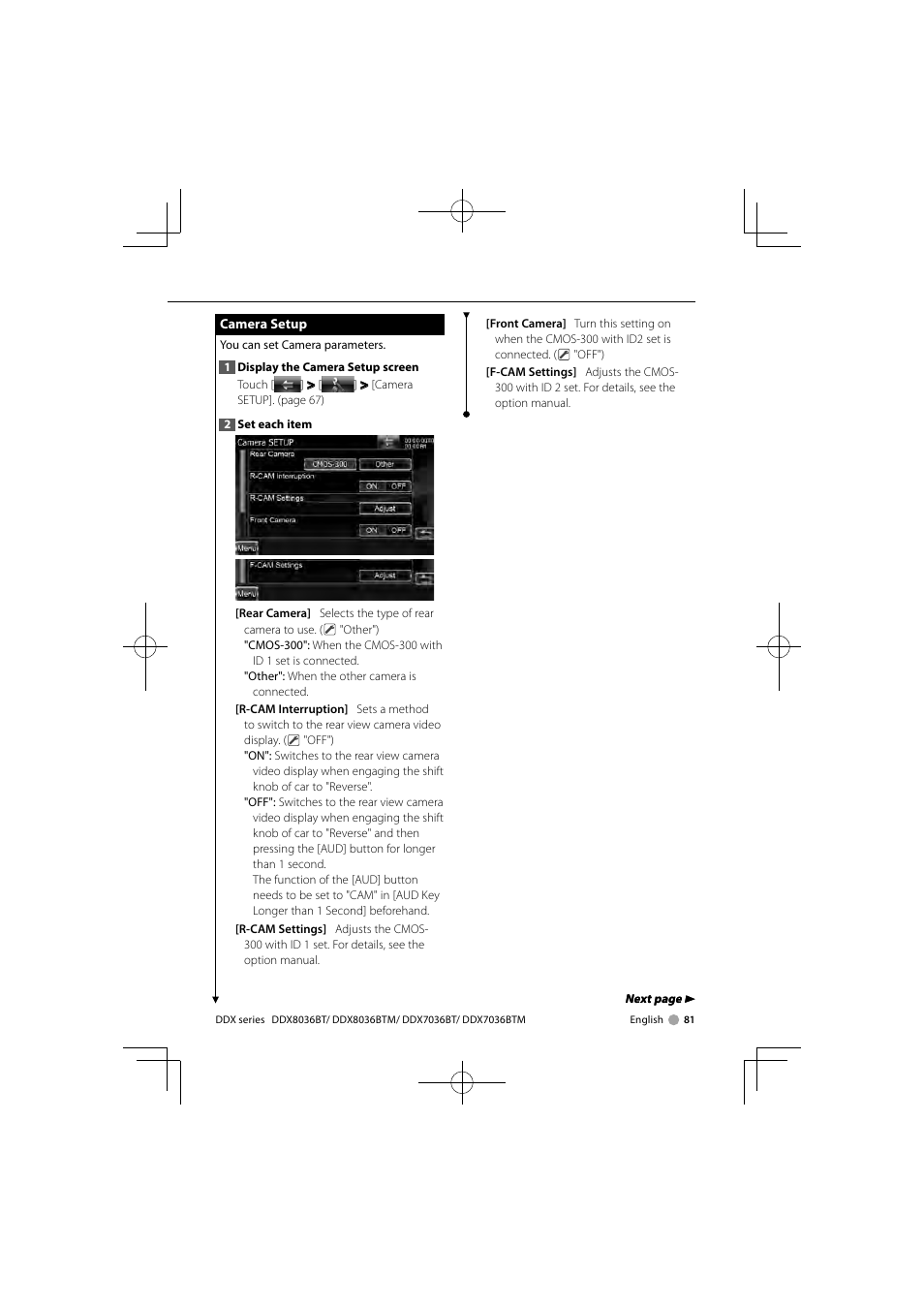 Kenwood DNX7360BTM User Manual | Page 81 / 112