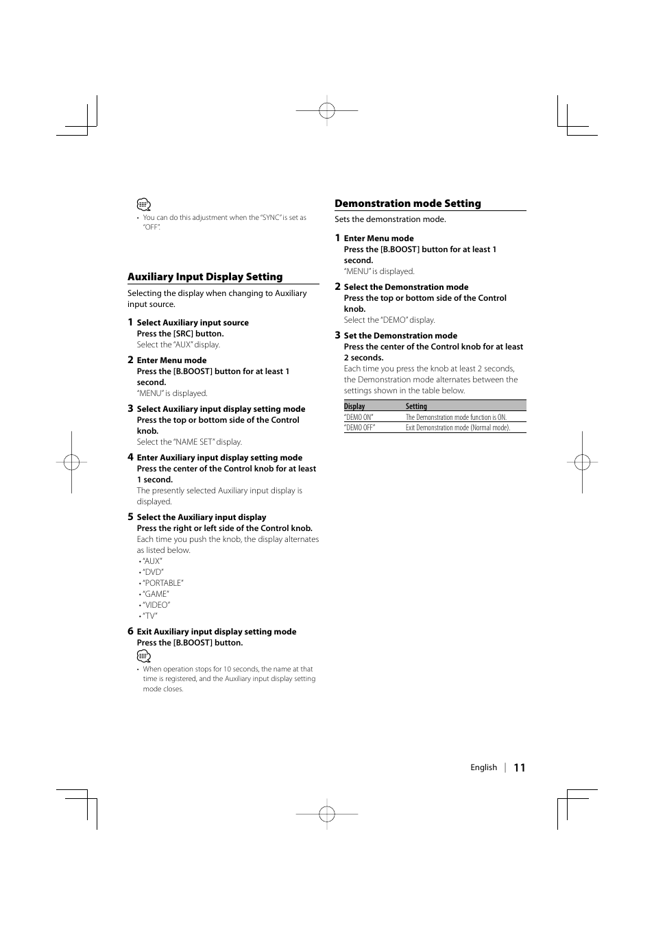 Kenwood KDC-W237S User Manual | Page 11 / 20