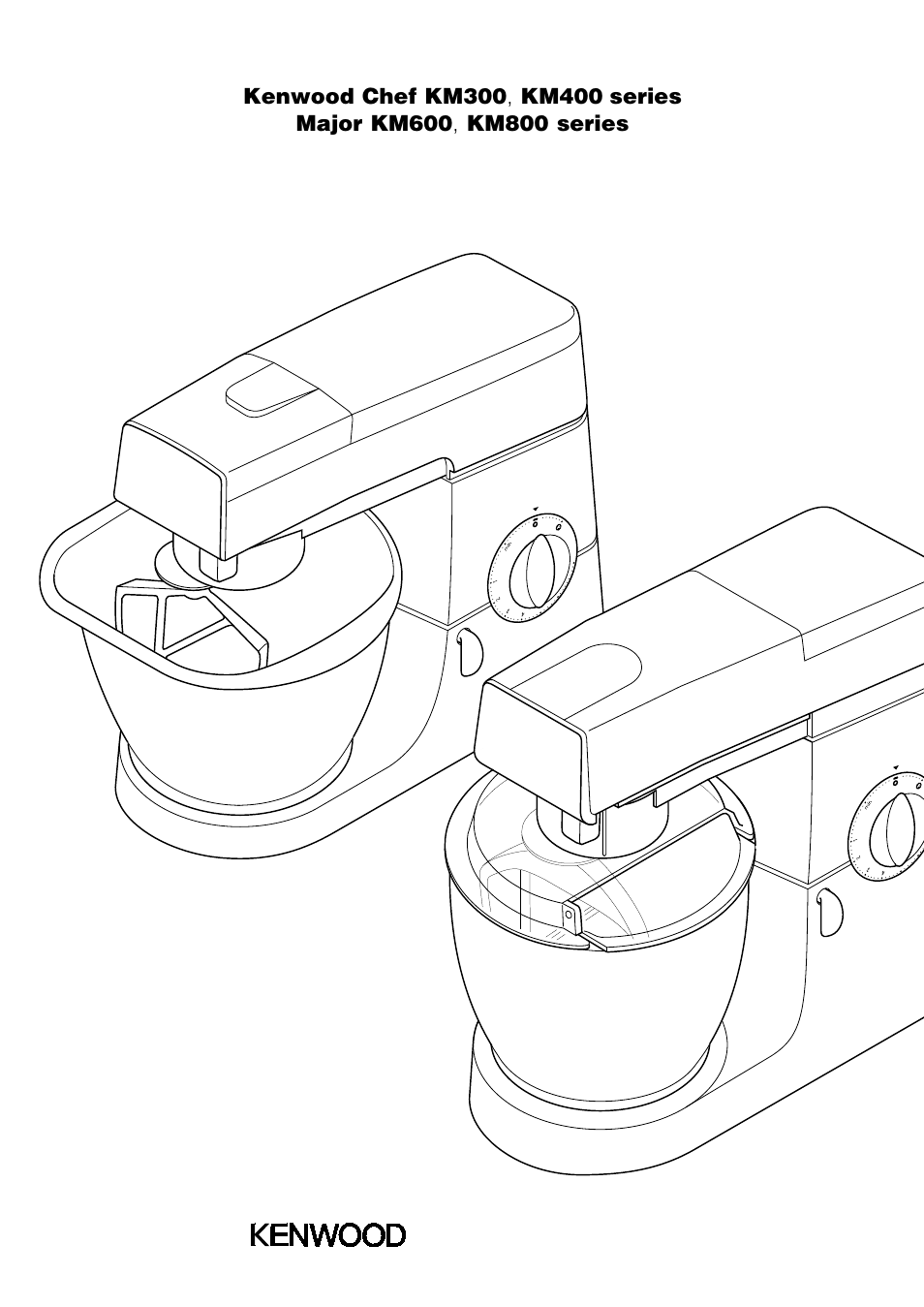 Kenwood Chef KM400 series User Manual | 43 pages