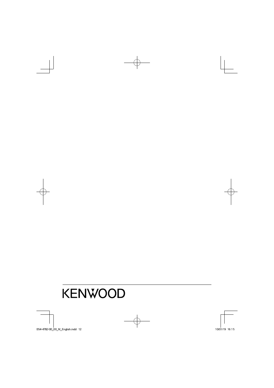Kenwood DDX8036BTM User Manual | Page 12 / 12