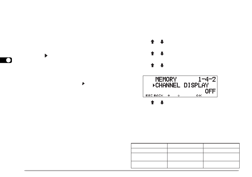 Channel display | Kenwood TM-D700A User Manual | Page 46 / 99