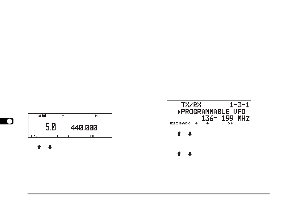 Changing frequency step size, Programmable vfo | Kenwood TM-D700A User Manual | Page 70 / 99