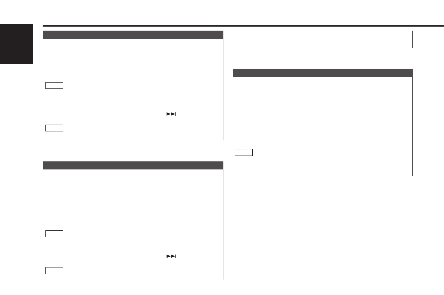 Random play, Magazine random play, Text / title scroll | Cd/external disc control features, English | Kenwood DPX-4010 User Manual | Page 20 / 38