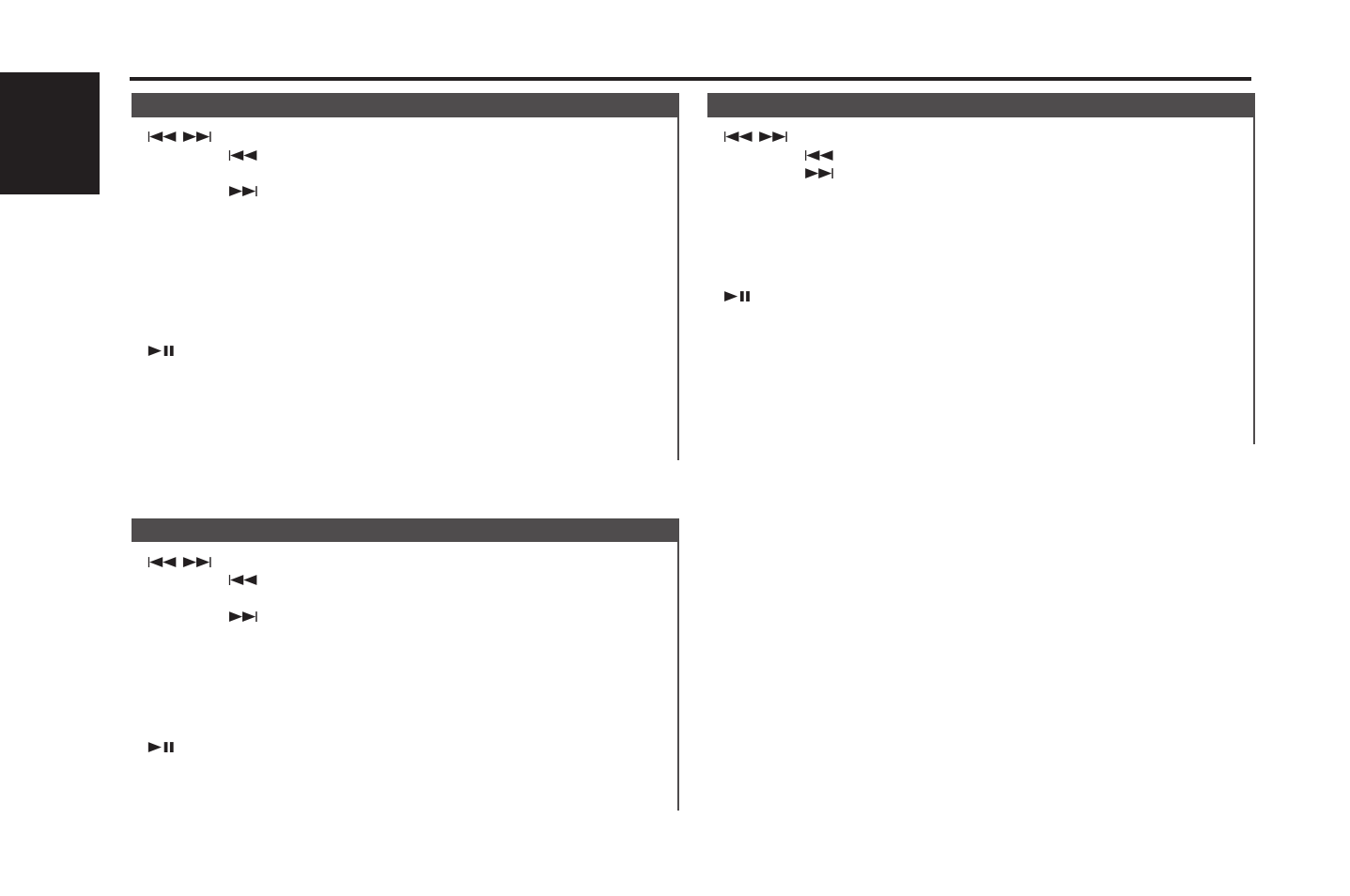 Tuner features, Cassette player features, Cd/external disc control features | Basic operations of remote | Kenwood DPX-4010 User Manual | Page 28 / 38