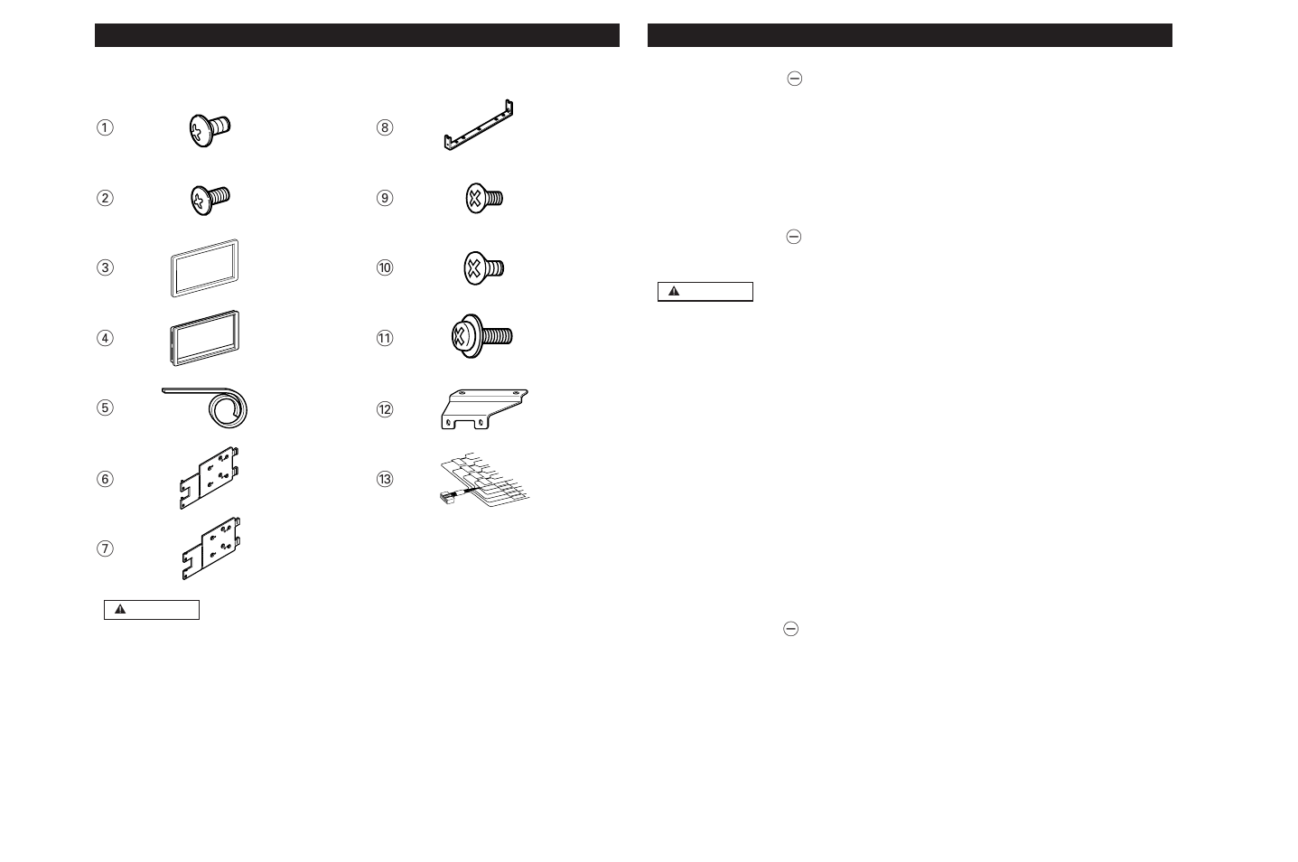 Accessories, Installation procedure | Kenwood DPX-4010 User Manual | Page 29 / 38