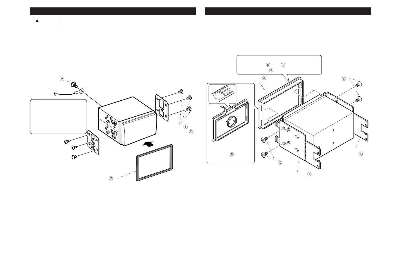 Installation (for toyota, nissan car etc.), Installation (for honda acura car) | Kenwood DPX-4010 User Manual | Page 31 / 38