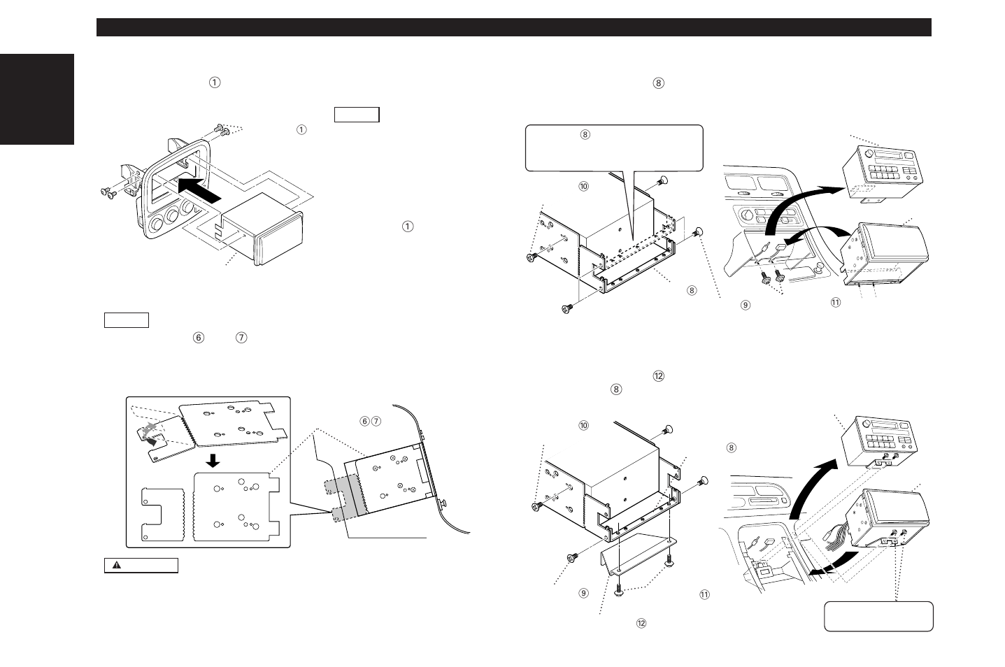 Installation (for honda acura car), English | Kenwood DPX-4010 User Manual | Page 32 / 38