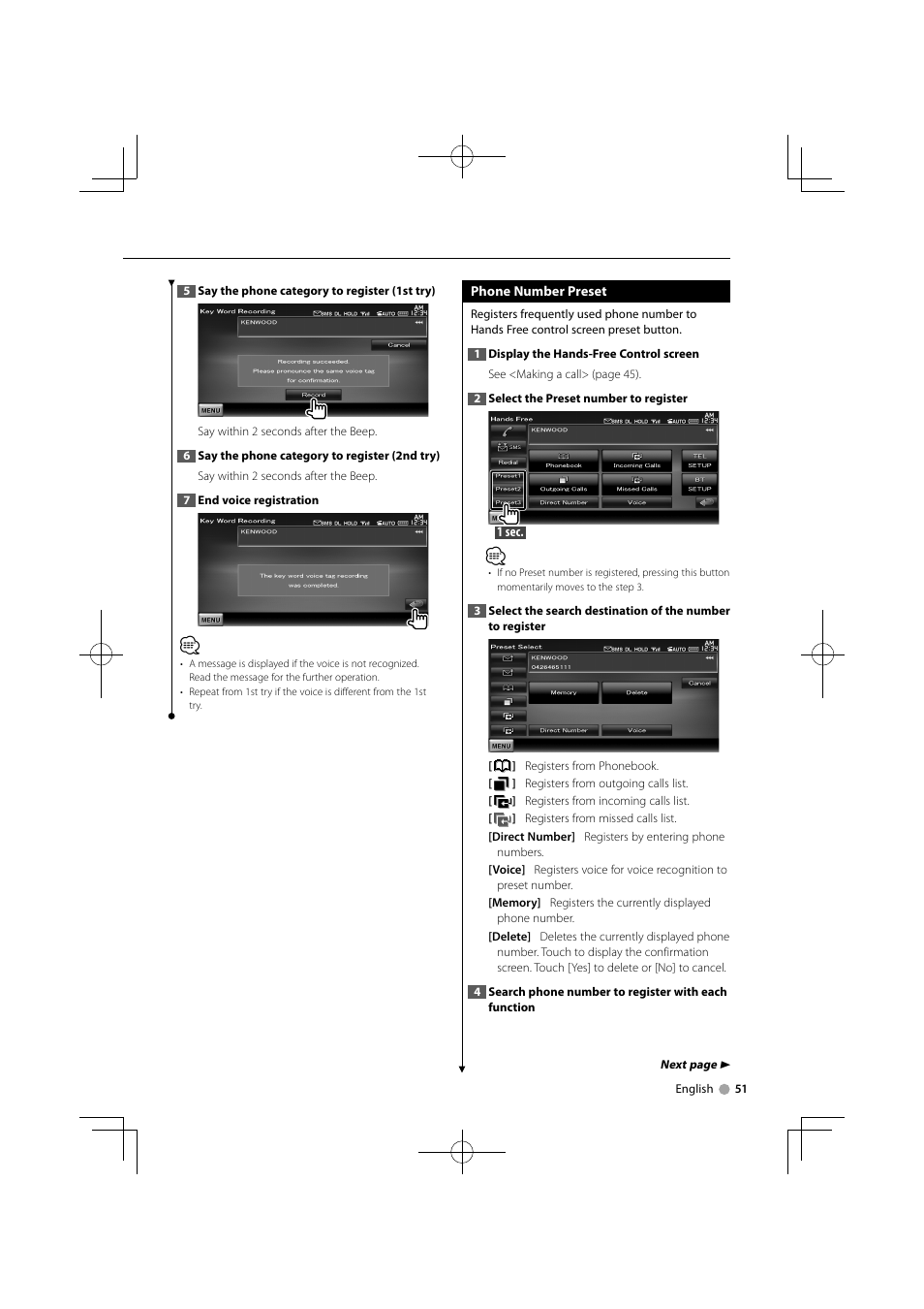 Kenwood DDX8034BTM User Manual | Page 51 / 96