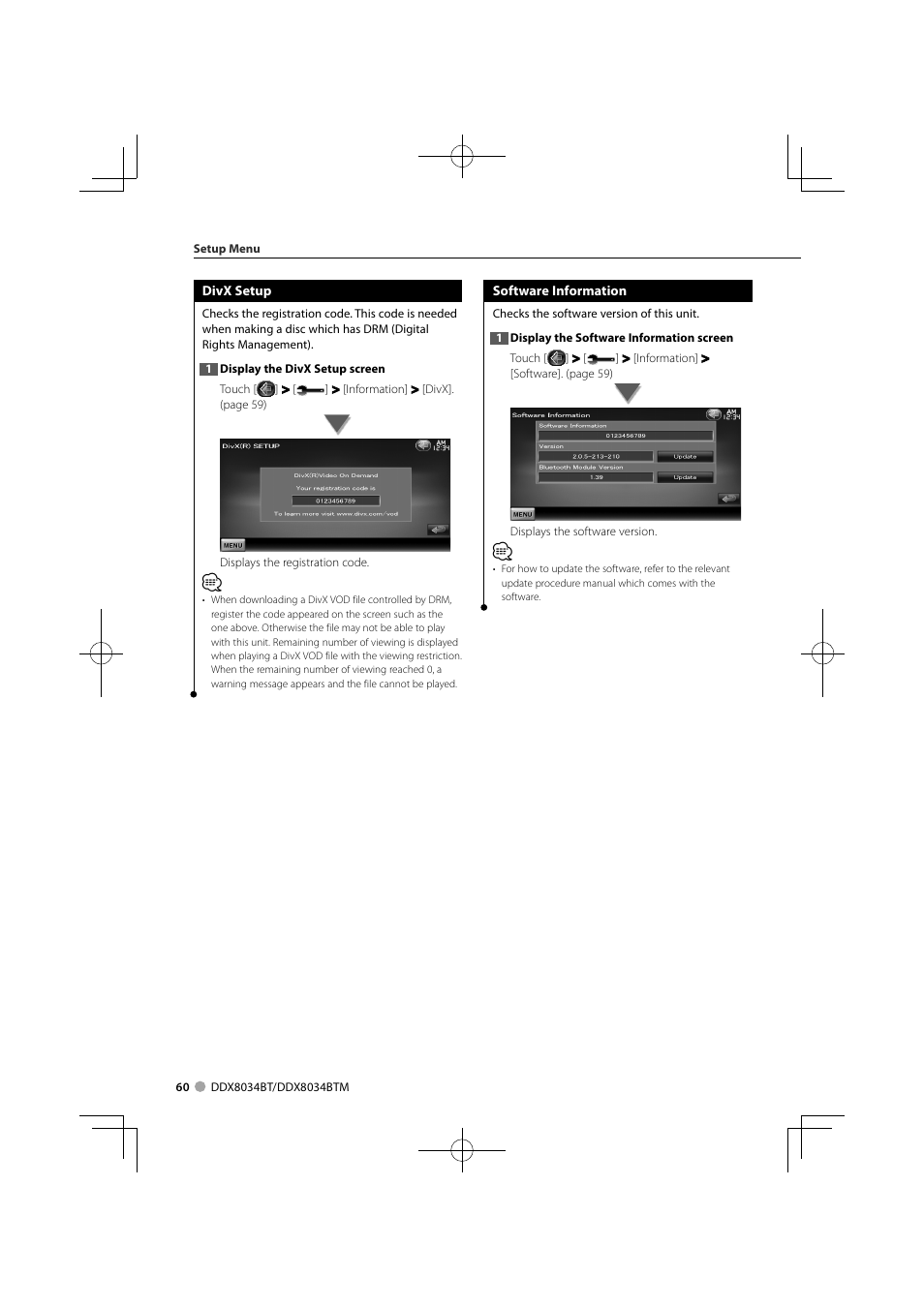 Kenwood DDX8034BTM User Manual | Page 60 / 96