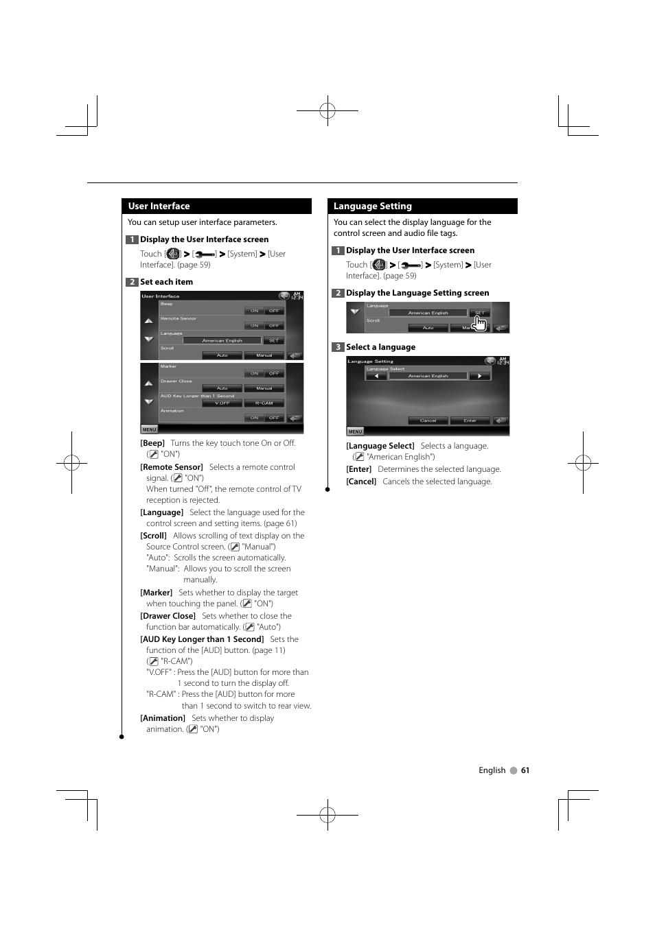 Kenwood DDX8034BTM User Manual | Page 61 / 96