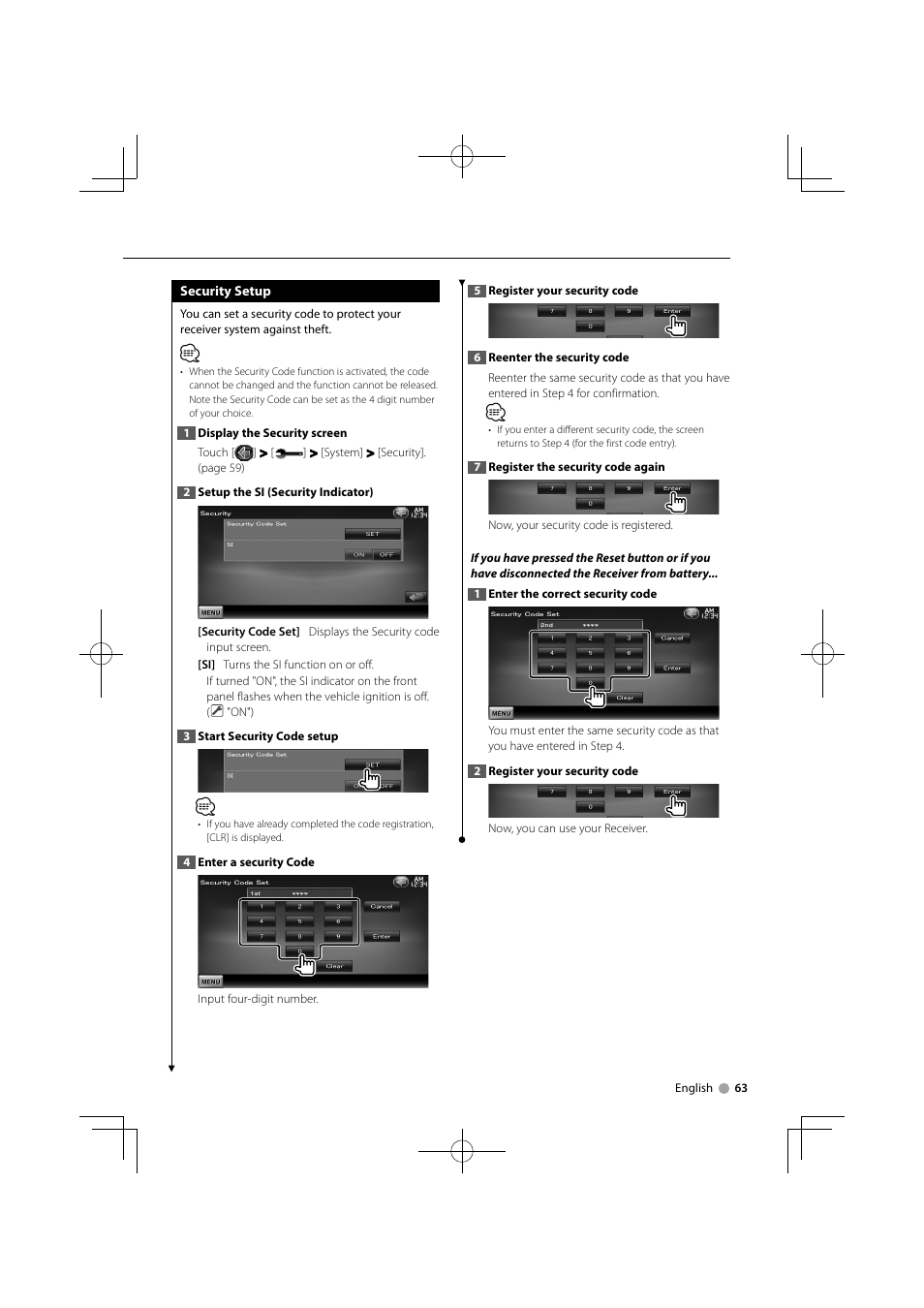 Kenwood DDX8034BTM User Manual | Page 63 / 96