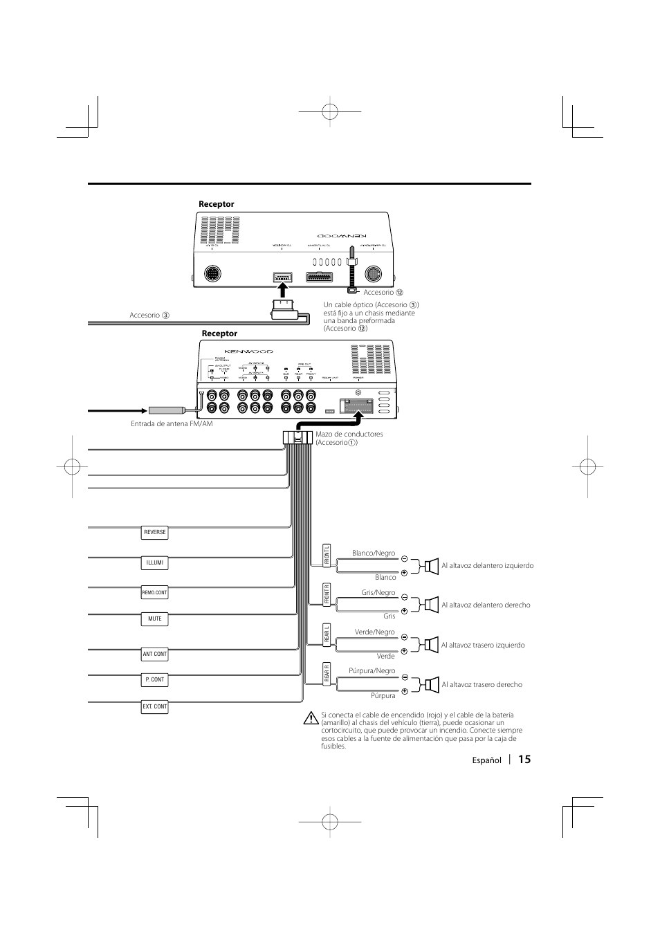 Kenwood Monitor With DVD Receiver KVT-819DVD User Manual | Page 15 / 24