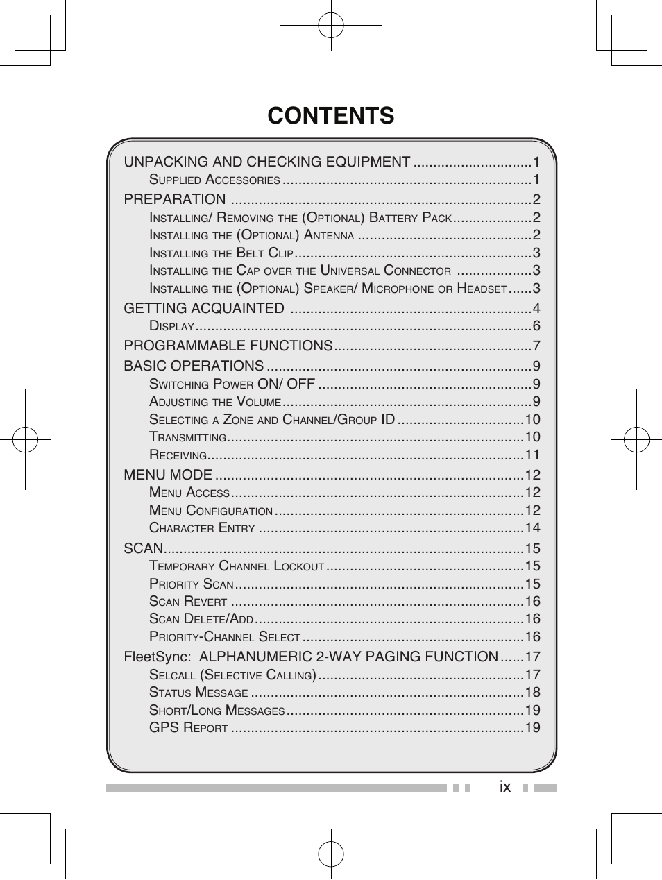 Kenwood NEXEDGE NX-411 User Manual | Page 12 / 44