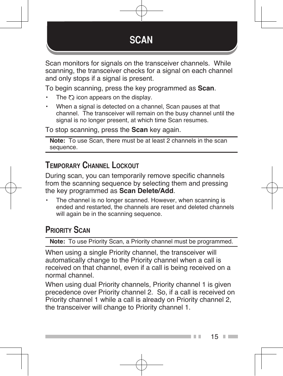 Scan | Kenwood NEXEDGE NX-411 User Manual | Page 28 / 44