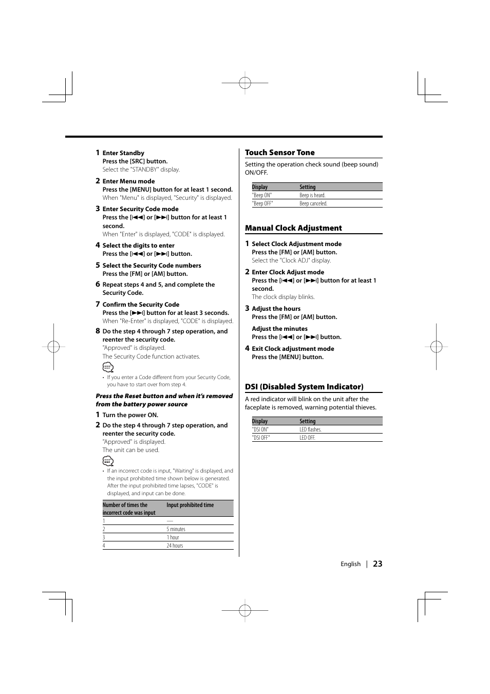 Kenwood KDC-MP858 User Manual | Page 23 / 36