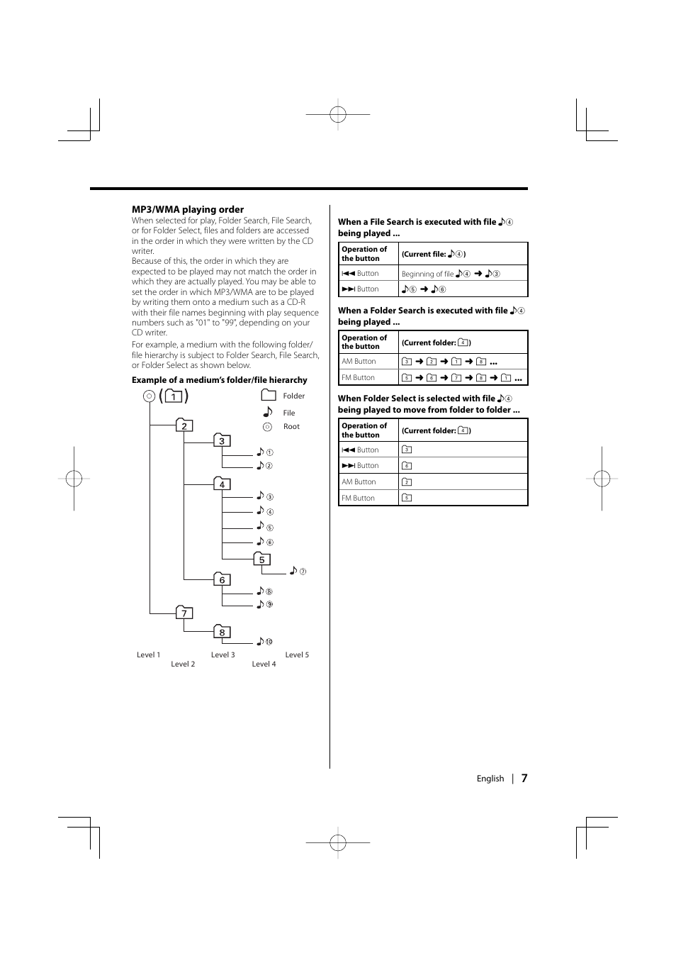 Kenwood KDC-MP858 User Manual | Page 7 / 36