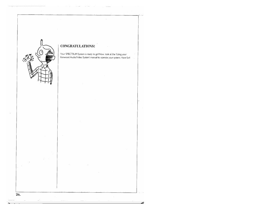 Kenwood SPECTRUM 755 AV User Manual | Page 26 / 28