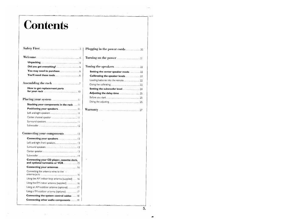 Kenwood SPECTRUM 755 AV User Manual | Page 5 / 28