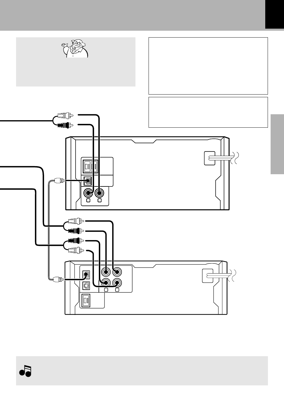 Caution regarding placement, Dp-se9 dm-se9 (optional), Ventilation fan | Caution for connection | Kenwood X-SE9 User Manual | Page 11 / 56