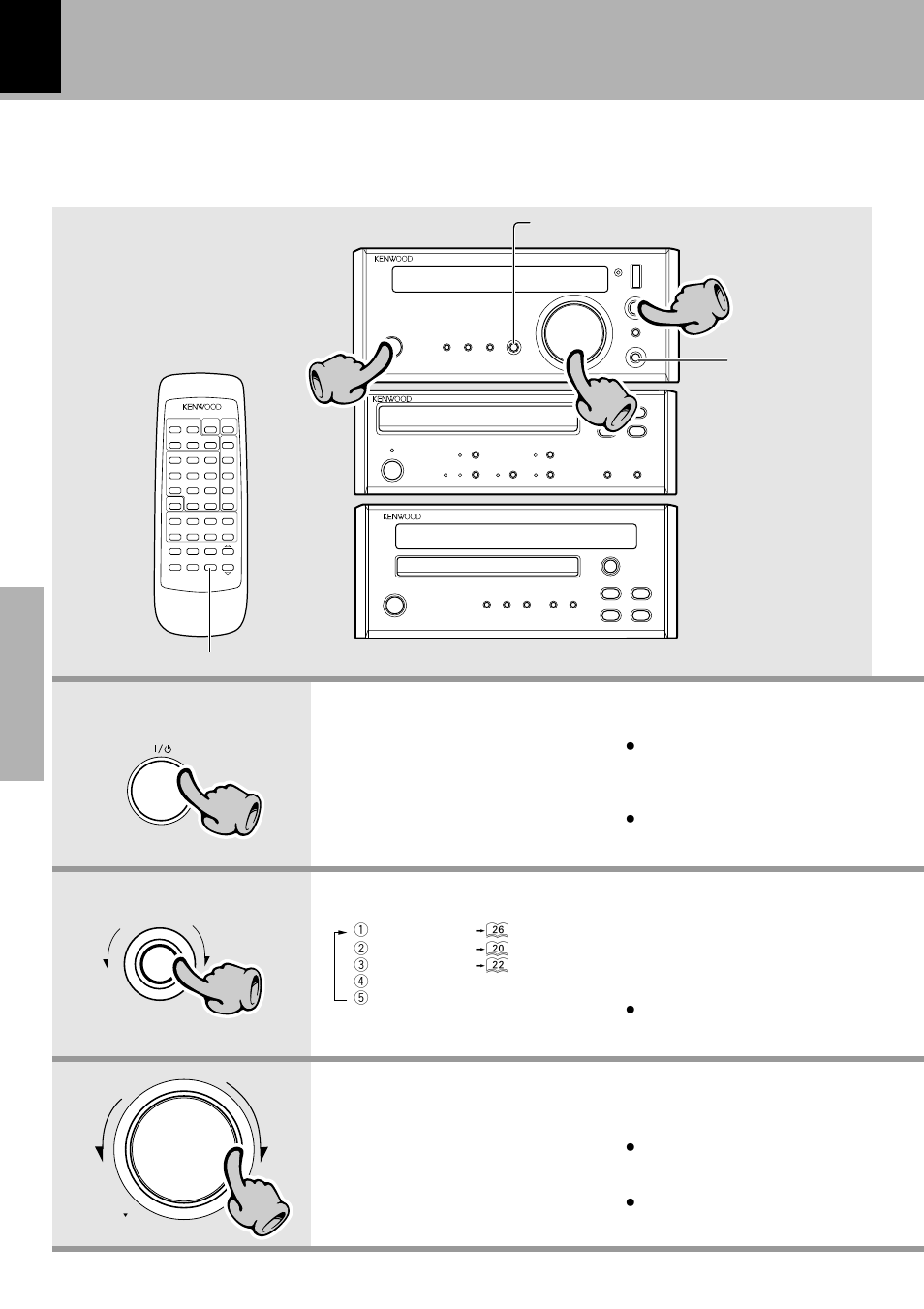 Basic section, Hearing sound, Basic use | Kenwood X-SE9 User Manual | Page 18 / 56