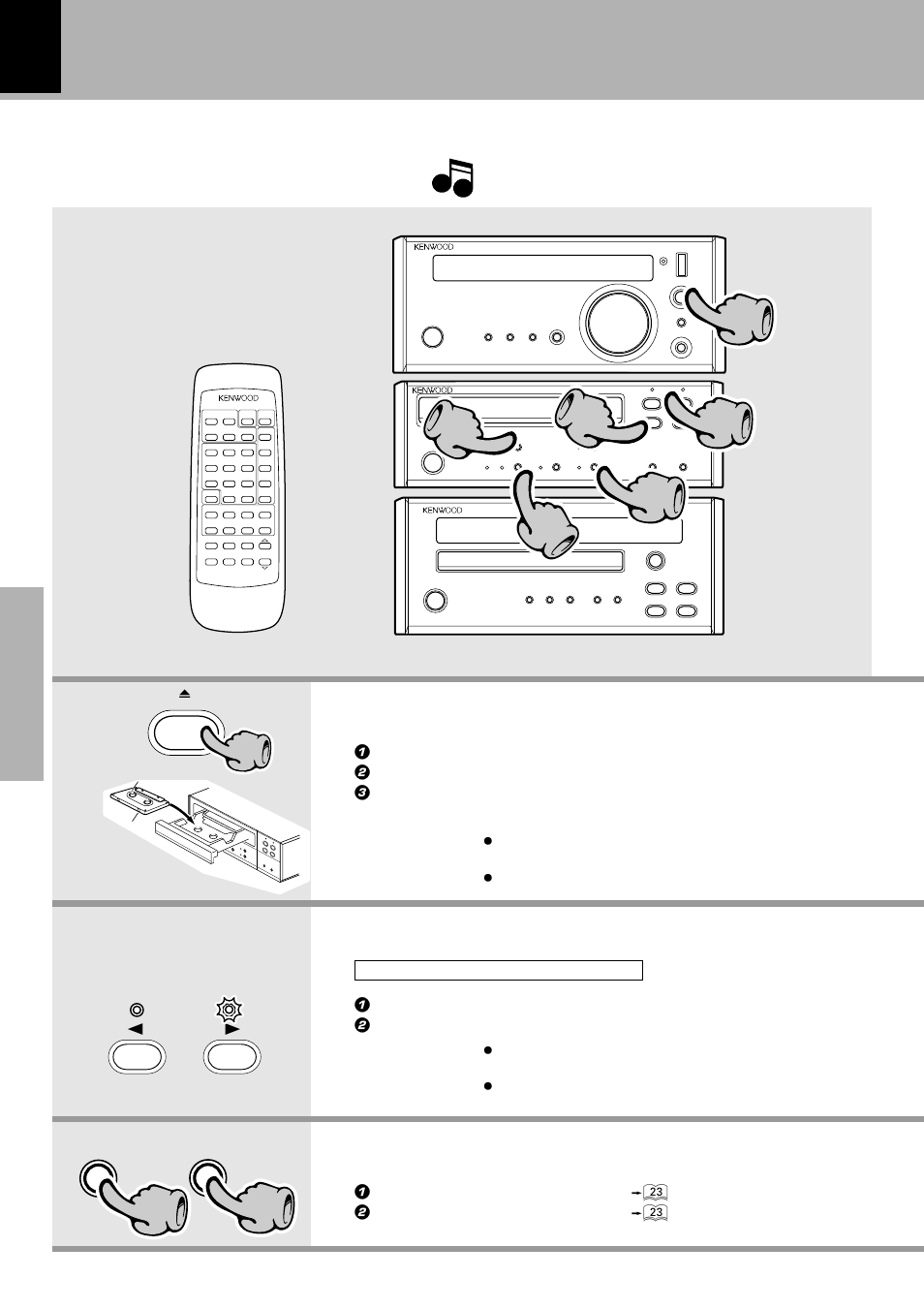 Recording | Kenwood X-SE9 User Manual | Page 28 / 56